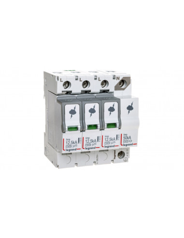 Ogranicznik przepięć B+C Typ 1+2 3P+N...