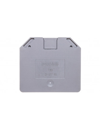 Pokrywa końcowa 2,2x52,8x47,3mm szara...