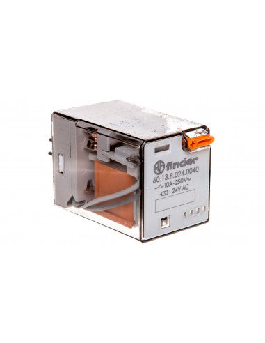 Przekaźnik przemysłowy 3P 10A 24V AC...