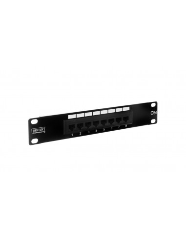 Patch panel kompletny 10cali 8x RJ45...