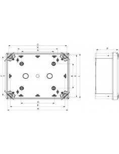 PuszkaABS IP66IK07 RAL7035...