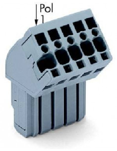 Gniazdo X-COM 1-przewodowe...