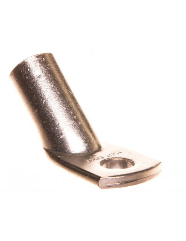 Końcówka oczkowa Cu 45stopni rurowa...