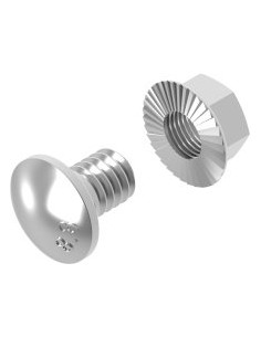 Śruba z łbem grzybkowym +...