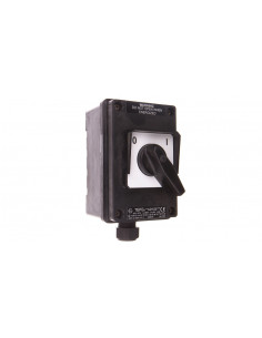 Łącznik 0-1 250V 16A czarny...