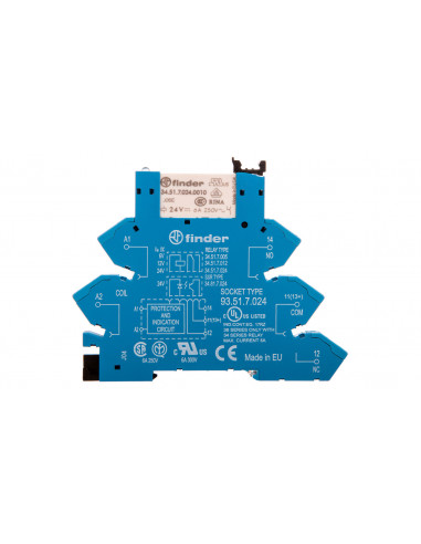 Przekaźnikowy interfejsowy 6,2mm, 1P...