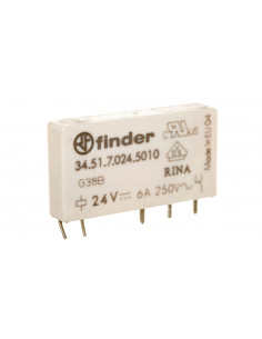 Przekaźnik 1P 6A 24V DC...