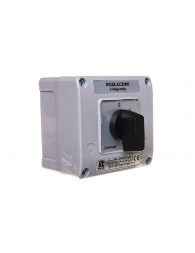 Łącznik krzywkowy 0-1 3P 10A w...