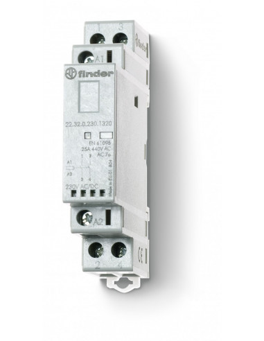 Stycznik modułowy 2R 25A 230V AC/DC,...