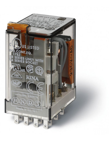 Przekaźnik miniaturowy 4P 7A 24V DC,...