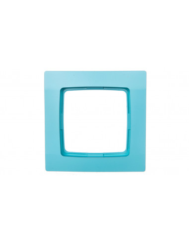 KARO Ramka pojedyncza satynowy turkus...