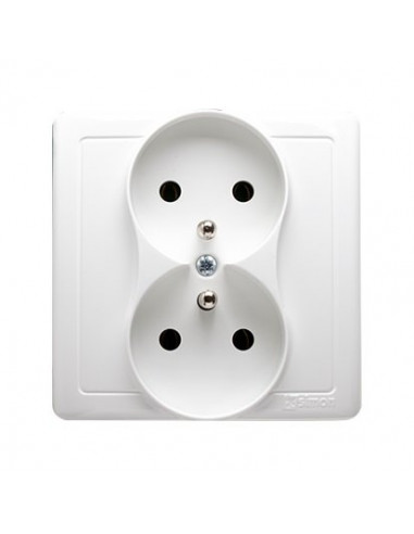 Simon Basic Gniazdo podwójne z/u 16A...
