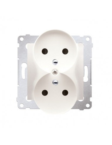 Simon 54 Nature Gniazdo podwójne z/u...