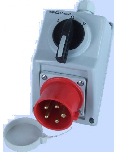 Zestaw instalacyjny L-0-P 32A 5P IP44...