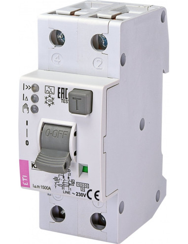 Wyłącznik różnicowonadprądowy 1+N 16A...