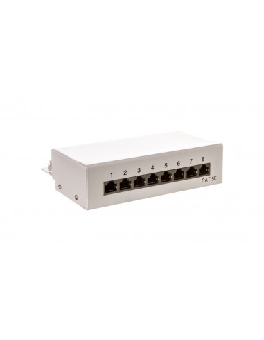 Ethernet patch panel STP kat.5e 8...