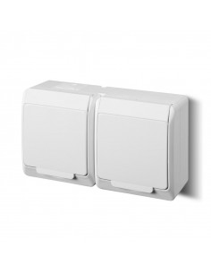 HERMES Gniazdo podwójne z/u...