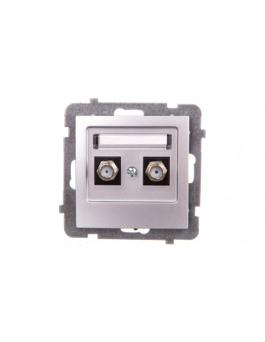 AS Gniazdo antenowe podwójne typu F...