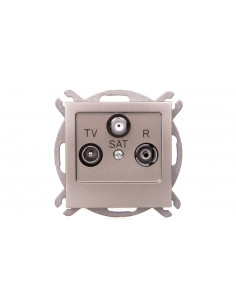 AS Gniazdo antenowe RTV-SAT...