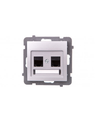 AS Gniazdo komputerowe podwójne RJ45...