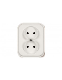 ECO Gniazdo podwójne b/u...