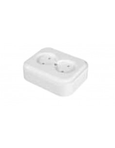 NEFRYT Gniazdo podwójne b/u...