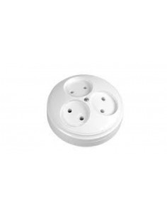 NEFRYT Gniazdo potrójne b/u...