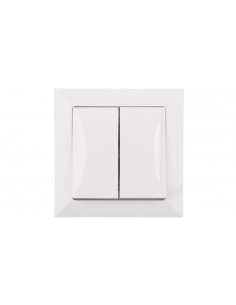 OPAL Łącznik podwójny biały...