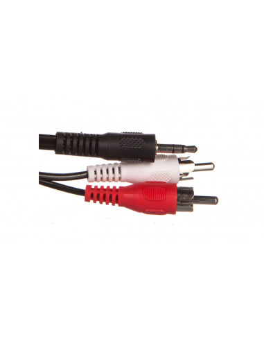 Przewód adapter Jack 3,5mm - 2x RCA...