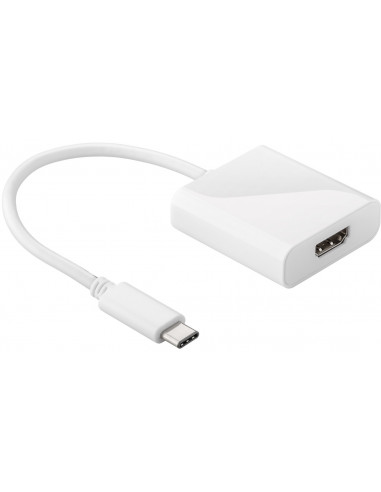 Adapter USB-C - HDMI biały 66259