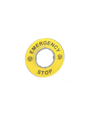 Etykieta emergency STOP 3D ZBY9320 /5...