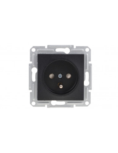 Gniazdo 2P+PE z przesł. bez ramki,...