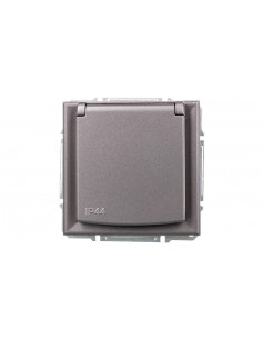 ASFORA Gniazdo 2P+PE IP44...