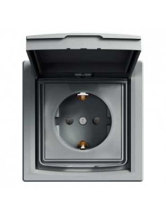 ASFORA Gniazdo SCHUKO IP44...