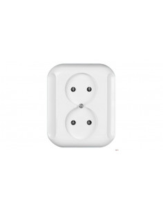 TOPAZ Gniazdo podwójne b/u...