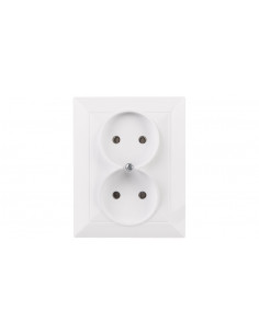 OPAL Gniazdo podwójne b/u...
