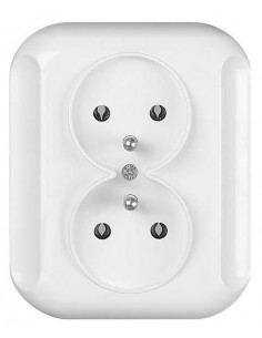 TOPAZ Gniazdo podwójne z/u...