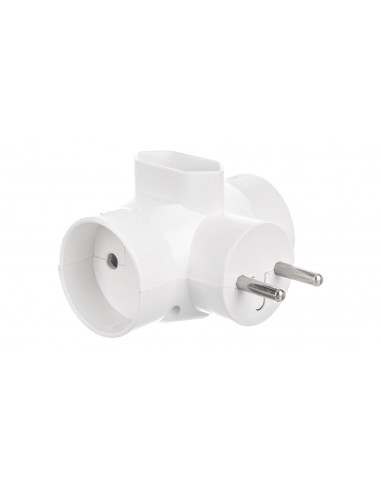 Rozgałeźnik wtyczkowy 2x2P +1xEuro...