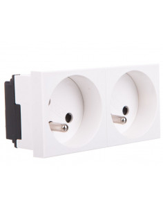 Gniazdo podwójne 33°, NF,...