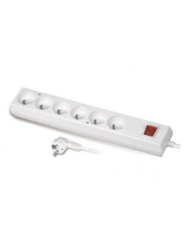 Przedłużacz z wyłącznikiem 6-gniazd...
