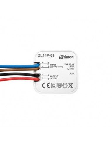 Simon 54 Zasilacz LED dopuszkowy 14V...