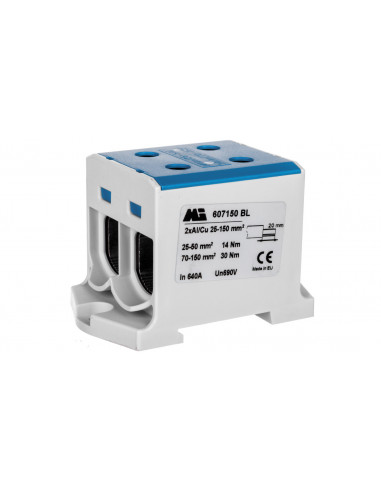 Złączka szynowa 2-torowa 35-150mm2...