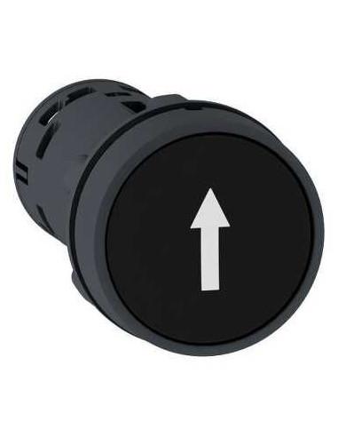 Przycisk sterowniczy 22mm czarny z...