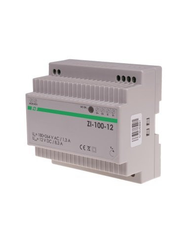 Zasilacz impulsowy ZI 100W 185-265VAC...