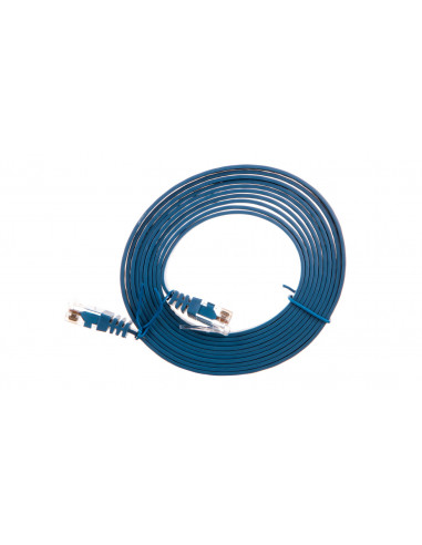 Kabel krosowy płaski patchcord U/UTP...