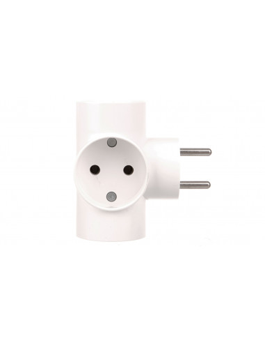 Rozgałęźnik wtyczkowy 3-gniazda b/u...