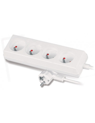 Przedłużacz 4-gniazda z/u 10A 5m /OMY...