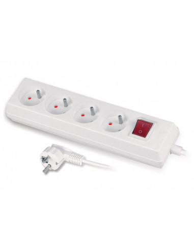Przedłużacz z wyłącznikiem 4-gniazda...