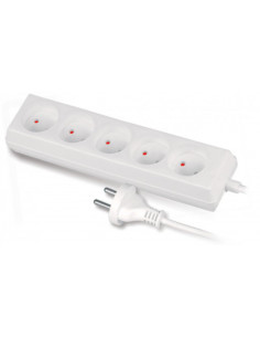 Przedłużacz 5-gniazd b/u...