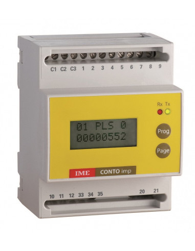 Licznik impulsów 6+6 impulsowe/RS485...